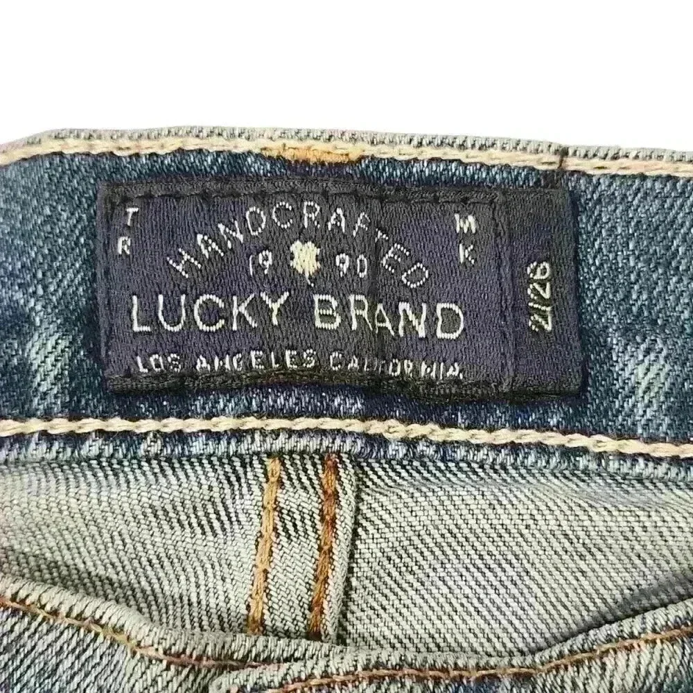 Lucky Brand Americana Brooke Ripped Skinny Pico Rivera Wash Jeans Sz 2/26; $129 - Picture 13 of 15